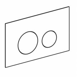 115.628.QB.1 Sigma40 round Клавіша змиву, подвійний змив, нержавіюча сталь, колір червоне золото матовий (1 сорт)