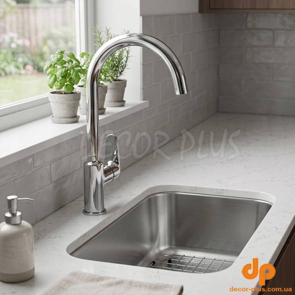 5521031 Life Змішувач д/кухні, хром (1 сорт)