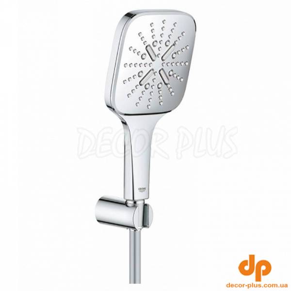 Набір ванна RAINSHOWER SMARTACTIVE 130 (лійка (3 пол)+шланг 1,5м+тримач), хром