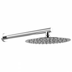 D113000000110C Flow Верхня душова лійка d250 мм з кронштейном, хром (1 сорт)