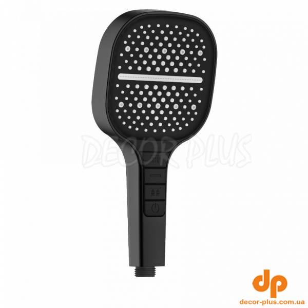 D113030000220MB Flow Ручна лійка, 3 режими струменю, чорний матовий (1 сорт)
