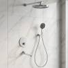 D117134011211C Flow Душова система прихованого монтажу для ванни/душу, на 3 споживачі, з термостатом, з виливом, хром (1 сорт)
