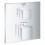 Верхня частина термостату GROHTHERM CUBE душ, д/35600, 1 вихід, хром