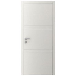 Двері міжкімнатні Ваші Двері AL 2.2 з фрезеруванням БІЛИЙ ШОВК