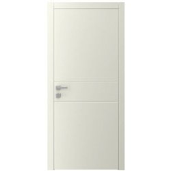 Двері міжкімнатні Ваші Двері AL 1.1 з фрезеруванням КРЕМ