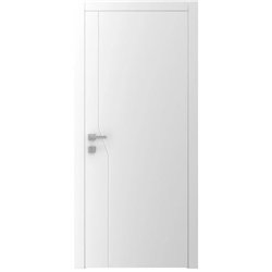 Двері міжкімнатні Ваші Двері AL 12 з фрезеруванням БІЛИЙ