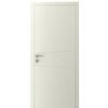 Двері міжкімнатні Ваші Двері AL 13 з фрезеруванням КРЕМ 