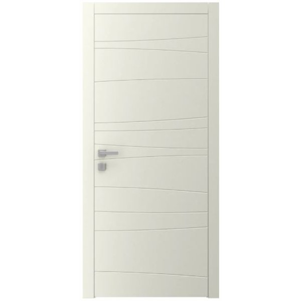 Двері міжкімнатні Ваші Двері AL 7 з фрезеруванням КРЕМ