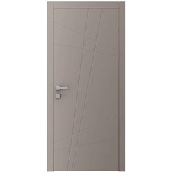 Двері міжкімнатні Ваші Двері AL 8 з фрезеруванням NCS S 3502-R 