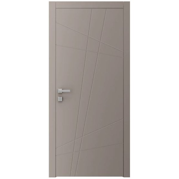 Двері міжкімнатні Ваші Двері AL 8 з фрезеруванням NCS S 3502-R 