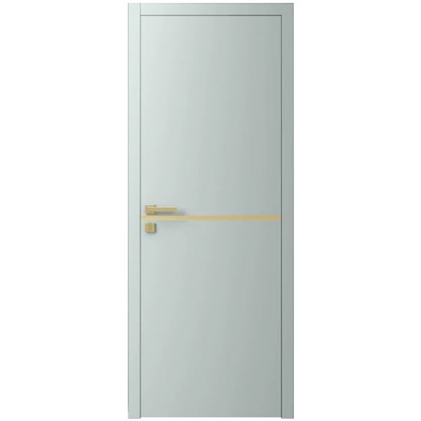 Двері міжкімнатні Ваші Двері Charm 1 NCS S 2002-B50G золотий молдинг