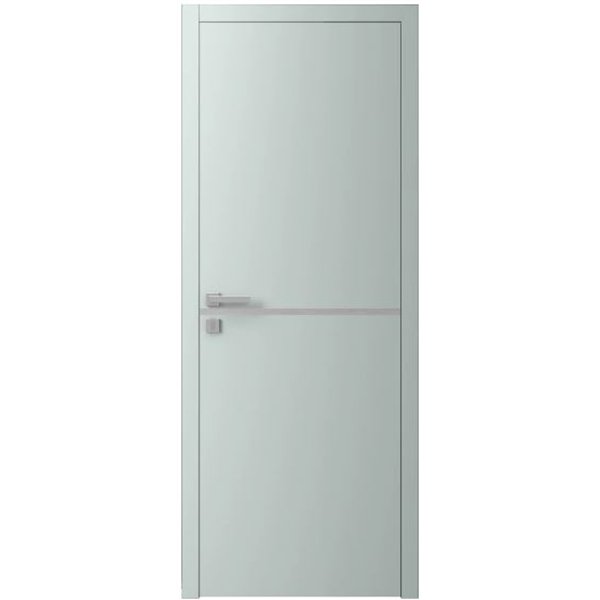 Двері міжкімнатні Ваші Двері Charm 1 NCS S 2002-B50G сірий молдинг 