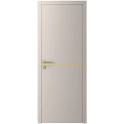 Двері міжкімнатні Ваші Двері Charm 1 NCS S 2002-Y50R золотий молдинг 