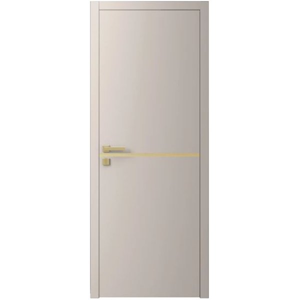 Двері міжкімнатні Ваші Двері Charm 1 NCS S 2002-Y50R золотий молдинг 