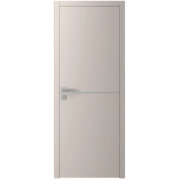 Двері міжкімнатні Ваші Двері Charm 1 NCS S 2002-Y50R сірий молдинг 