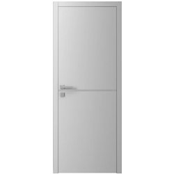 Двері міжкімнатні Ваші Двері Charm 1 RAL 7047 сірий молдинг 