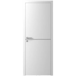 Двері міжкімнатні Ваші Двері Charm 1 БІЛИЙ сірий молдинг 