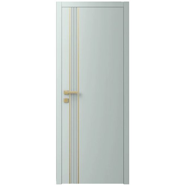 Двері міжкімнатні Ваші Двері Charm 10 NCS S 2002-B50G золотий молдинг