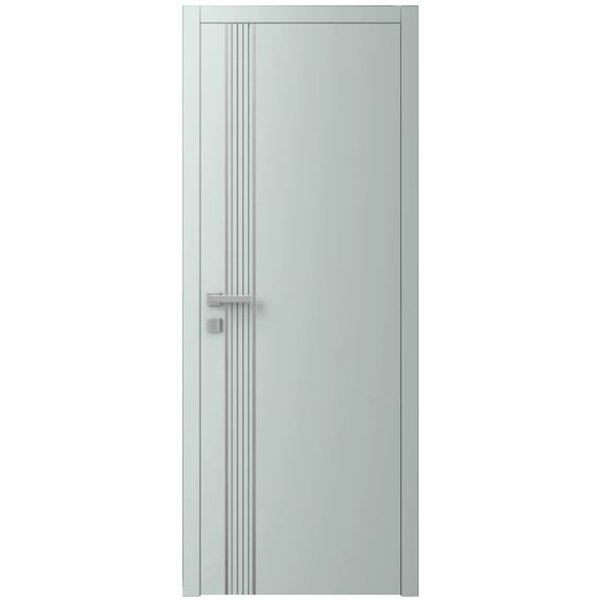 Двері міжкімнатні Ваші Двері Charm 10 NCS S 2002-B50G сірий молдинг  