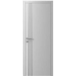 Двері міжкімнатні Ваші Двері Charm 10 RAL 7047 сірий молдинг   