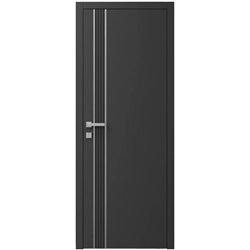 Двері міжкімнатні Ваші Двері Charm 10 Графіт сірий молдинг  