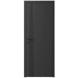 Двері міжкімнатні Ваші Двері Charm 10 Графіт чорним молдингом  