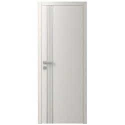 Двері міжкімнатні Ваші Двері Charm 10 Крем сірий молдинг  