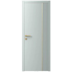 Двері міжкімнатні Ваші Двері Charm 11 NCS S 2002-B50G золотий молдинг 