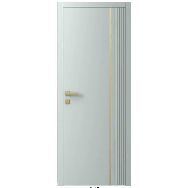 Двері міжкімнатні Ваші Двері Charm 11 NCS S 2002-B50G золотий молдинг 