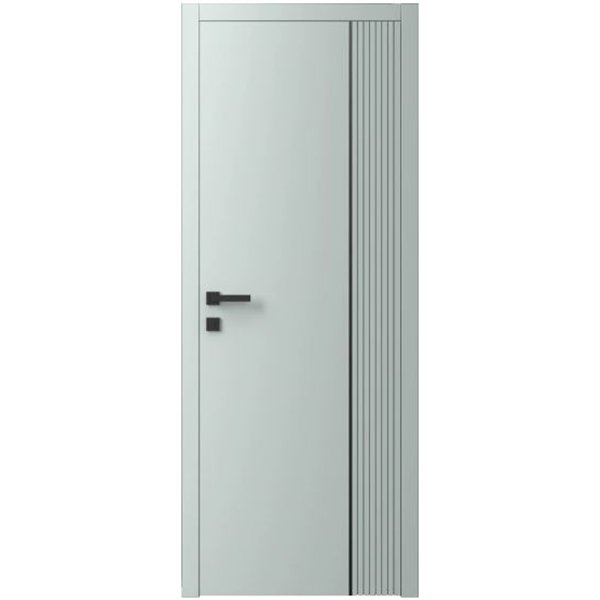 Двері міжкімнатні Ваші Двері Charm 11 NCS S 2002-B50G чорним молдингом