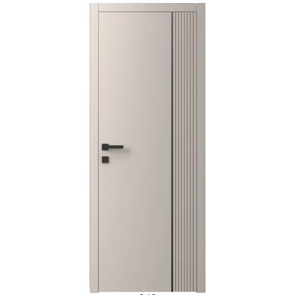 Двері міжкімнатні Ваші Двері Charm 11 NCS S 2002-Y50R чорним молдингом 