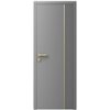 Двері міжкімнатні Ваші Двері Charm 10 RAL 7004 золотий молдинг