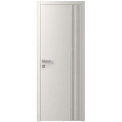 Двері міжкімнатні Ваші Двері Charm 11 Крем сірий молдинг   