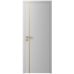 Двері міжкімнатні Ваші Двері Charm 2 NCS S 2002-B50G золотий молдинг 