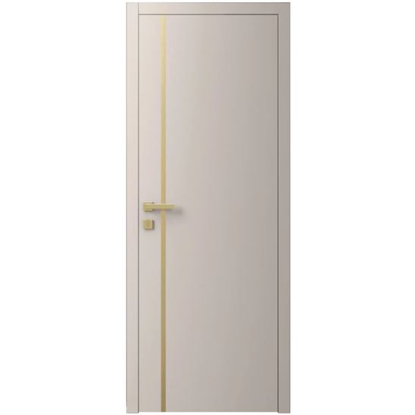 Двері міжкімнатні Ваші Двері Charm 2 NCS S 2002-Y50R  золотий молдинг