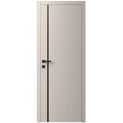 Двері міжкімнатні Ваші Двері Charm 2 NCS S 2002-Y50R  чорним молдингом