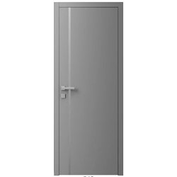 Двері міжкімнатні Ваші Двері Charm 2 RAL 7004 сірий молдинг  