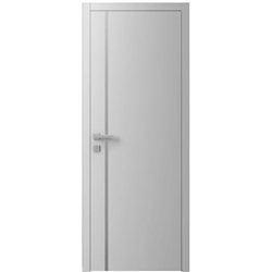 Двері міжкімнатні Ваші Двері Charm 2 RAL 7047 сірий молдинг  