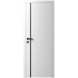 Двері міжкімнатні Ваші Двері Charm 2 БІЛИЙ  чорним молдингом 