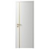 Двери межкомнатные Ваши Двери Charm 2 БЕЛЫЙ ШЕЛК золотой молдинг