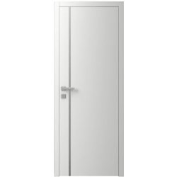 Двері міжкімнатні Ваші Двері Charm 2 БІЛИЙ ШОВК сірий молдинг  