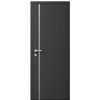 Двері міжкімнатні Ваші Двері Charm 2 Графіт сірий молдинг  
