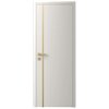 Двері міжкімнатні Ваші Двері Charm 2 Крем  золотий молдинг
