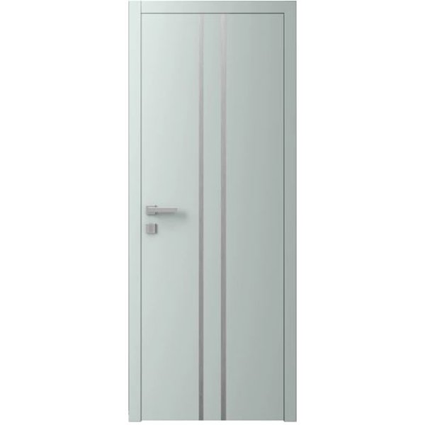 Двері міжкімнатні Ваші Двері Charm 3 NCS S 2002-B50G сірий молдинг  