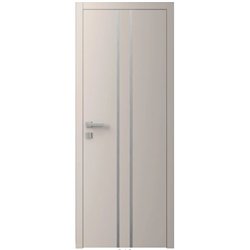 Двері міжкімнатні Ваші Двері Charm 3 NCS S 2002-Y50R сірий молдинг 