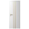 Двері міжкімнатні Ваші Двері Charm 3 Білий  золотий молдинг