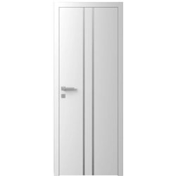Двері міжкімнатні Ваші Двері Charm 3 Білий сірий молдинг  