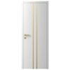 Двері міжкімнатні Ваші Двері Charm 3 Білий шовк  золотий молдинг