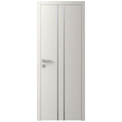 Двері міжкімнатні Ваші Двері Charm 3 Крем сірий молдинг  