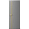 Двері міжкімнатні Ваші Двері Charm 4 RAL 7004 золотий молдинг 